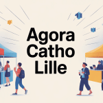 agora catho lille étudiants sur campus illustré