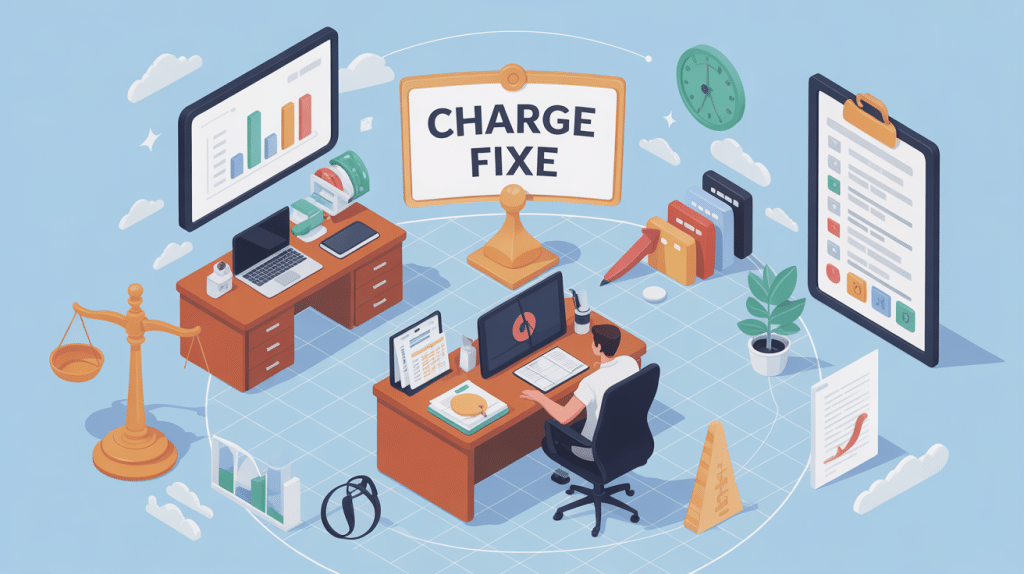 illustration calcul charge fixe en gestion d'entreprise