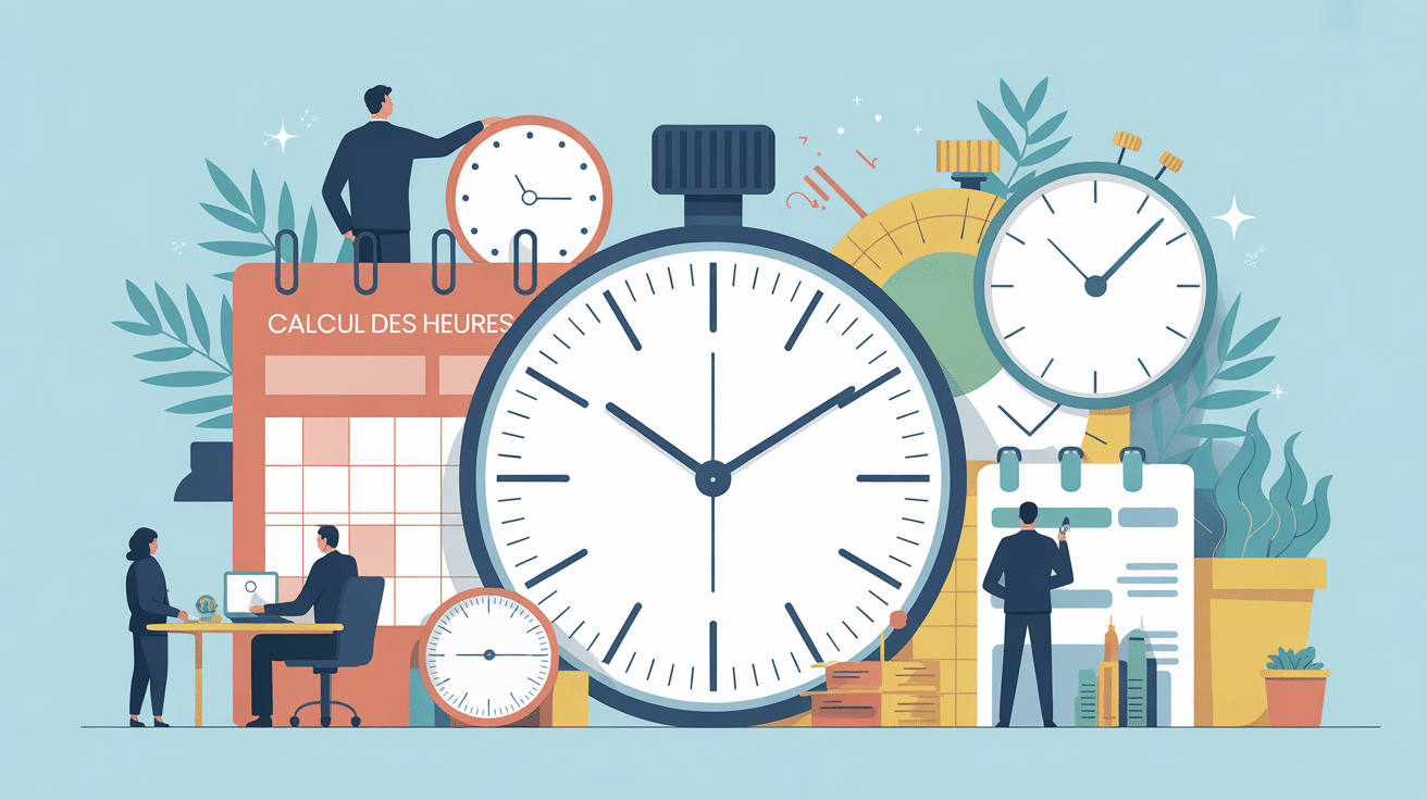calcul heure de travail image professionnelle