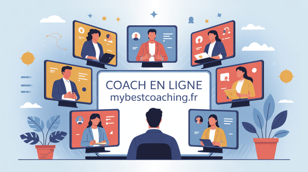 coach en ligne mybestcoaching.fr illustration coaching personnalisé en visioconférence