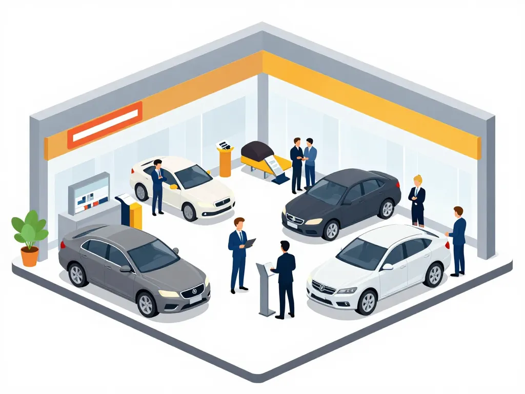 comment devenir concessionnaire automobile intérieur concession équipe clients