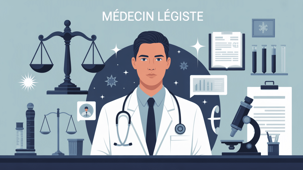 illustration métier comment devenir medecin legiste