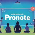 Illustration connexion laclasse com pronote élèves parents enseignants
