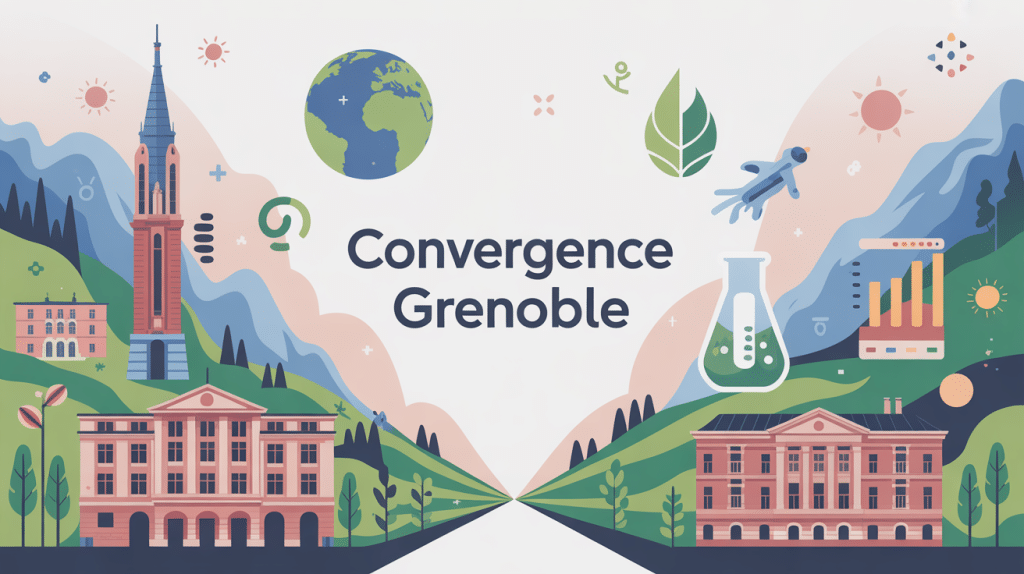 Convergence Grenoble illustration coopération innovation