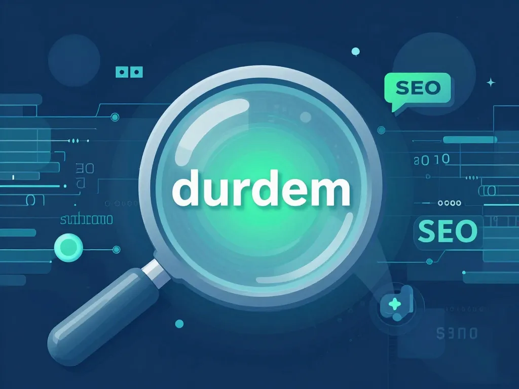 illustration symbolique durdem SEO analyse