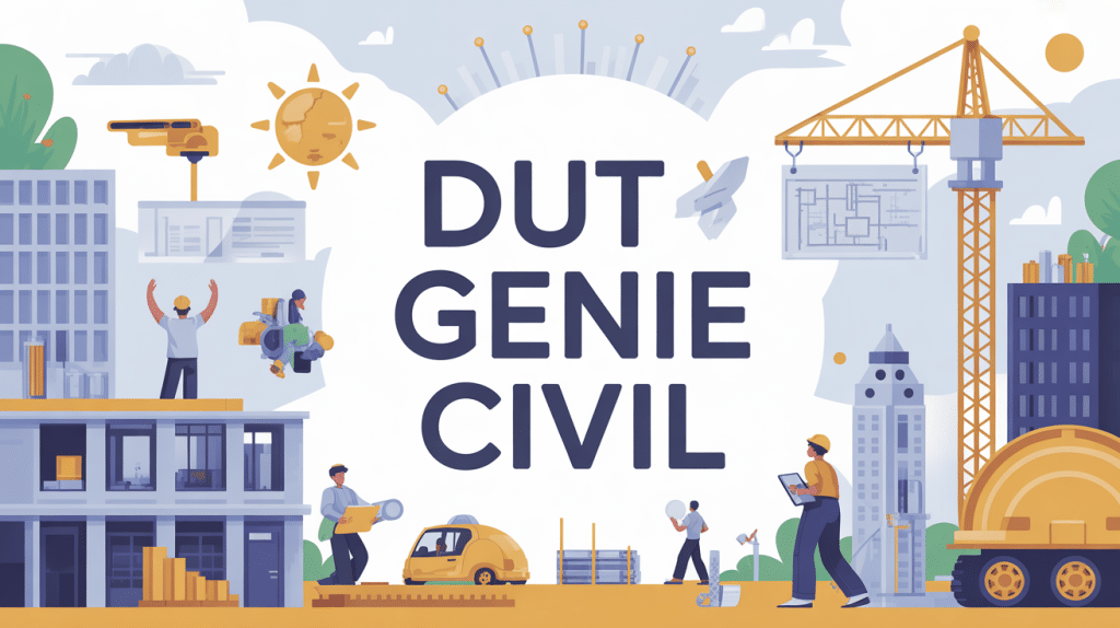 illustration parcours et débouchés dut génie civile