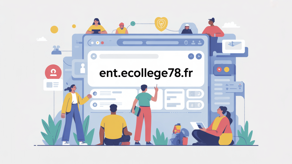 Portail numérique sécurisé ent.ecollege78.fr se connecter