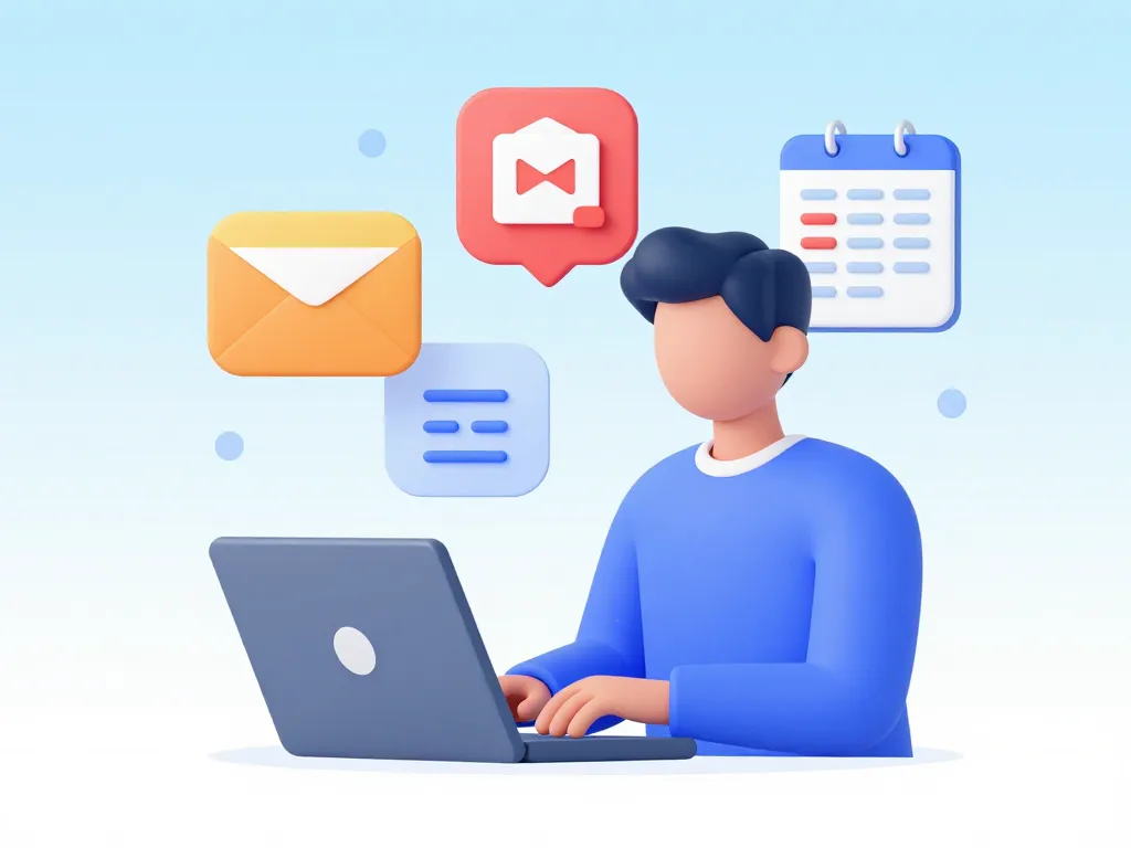 étudiant navigue ent ubs icônes