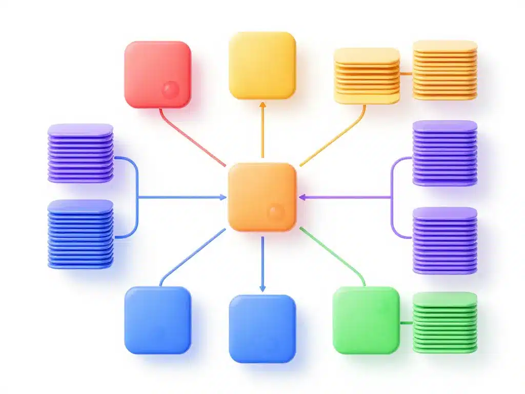 flashcardlet schéma organisation paquets