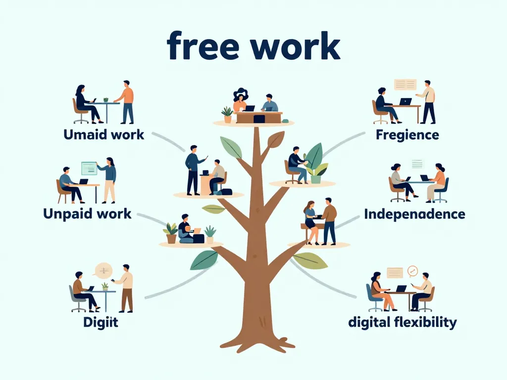 métaphore free work aspects travail