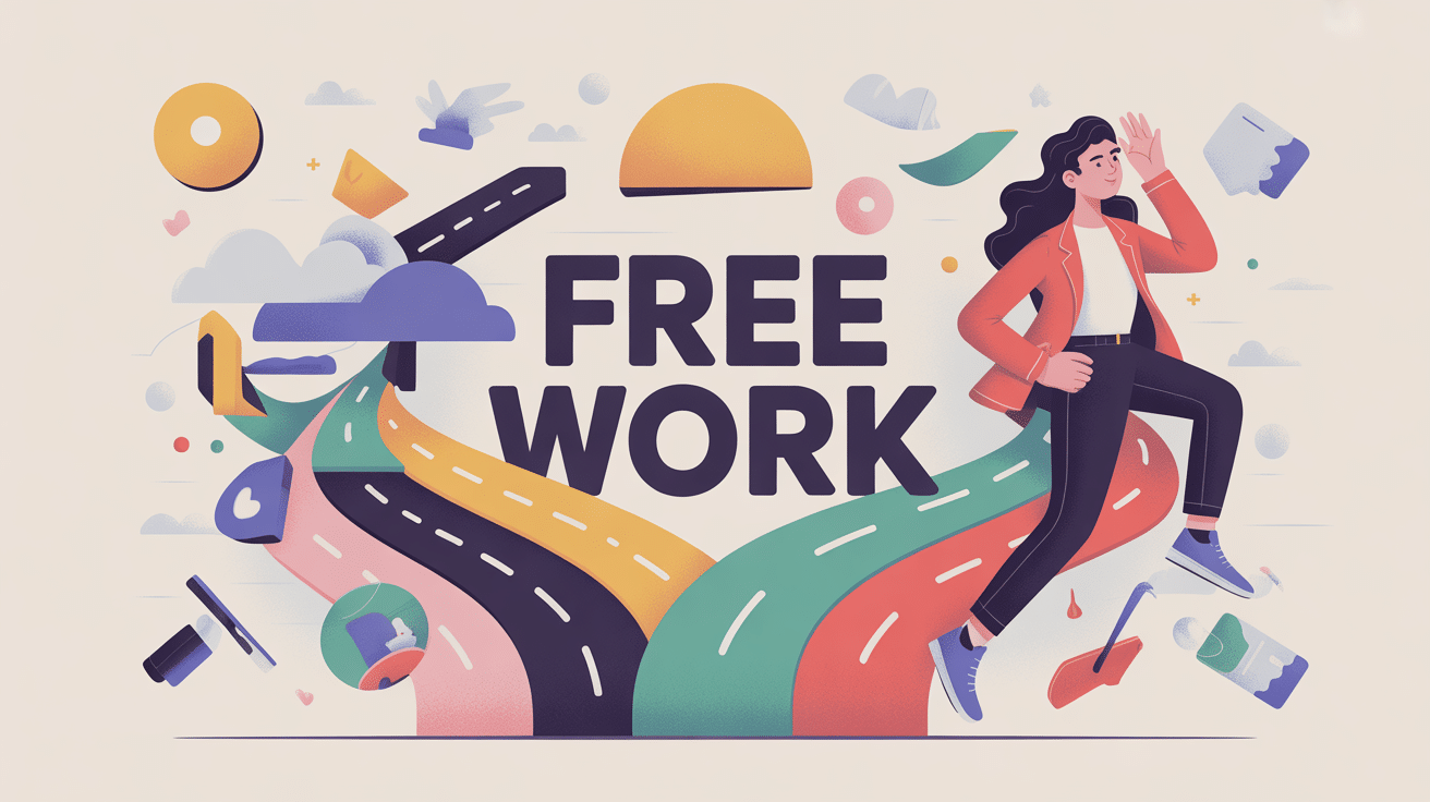illustration free work liberté et flexibilité