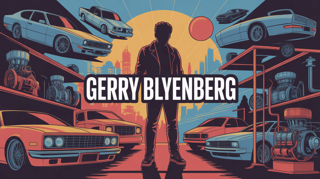 illustration gerry blyenberg milieu auto