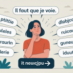 il faut que je voie ou vois illustration grammaire française