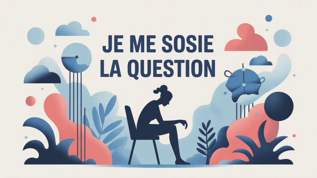 illustration réflexion intérieure je me suis posée la question