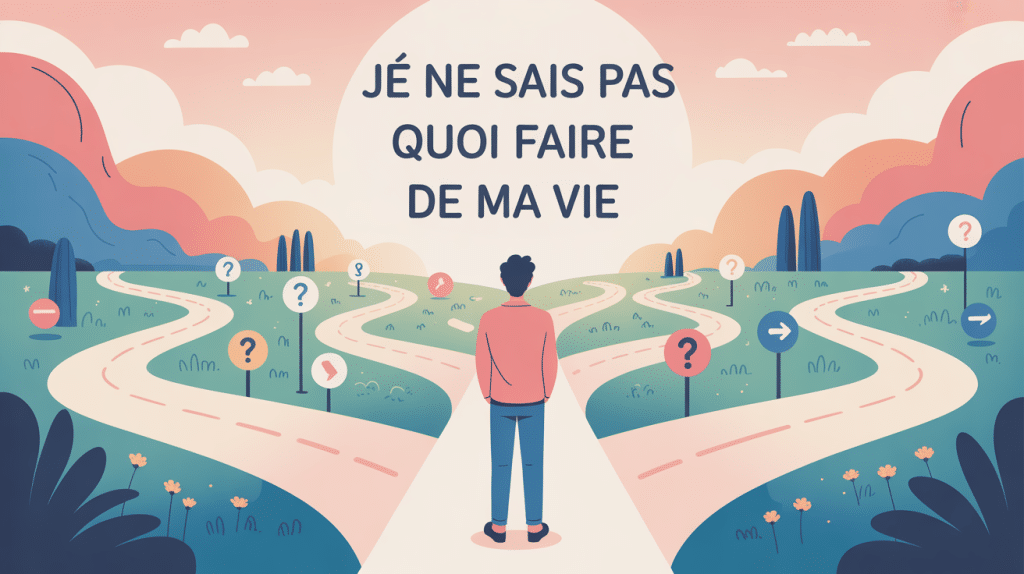 illustration incertitude choix je ne sais pas quoi faire de ma vie