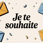 illustration carte de vœux je te souhaites ou souhaite