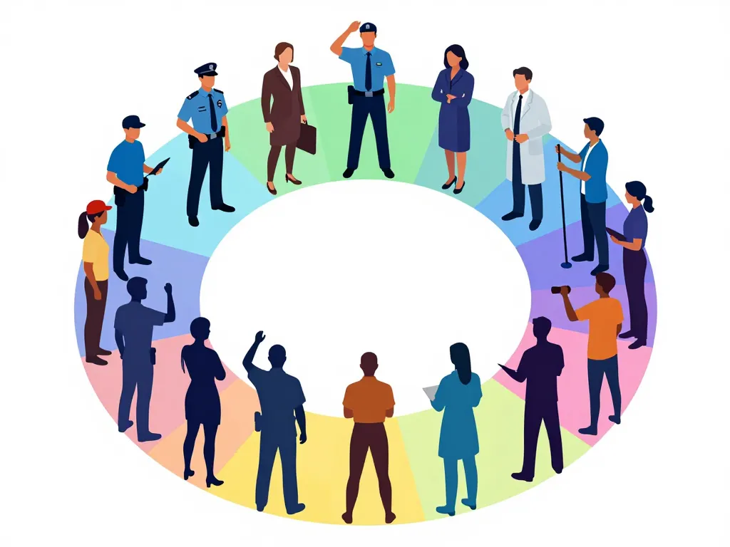 metier en l panorama silhouettes professionnelles