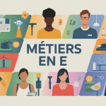 Illustration métiers en e santé social technique