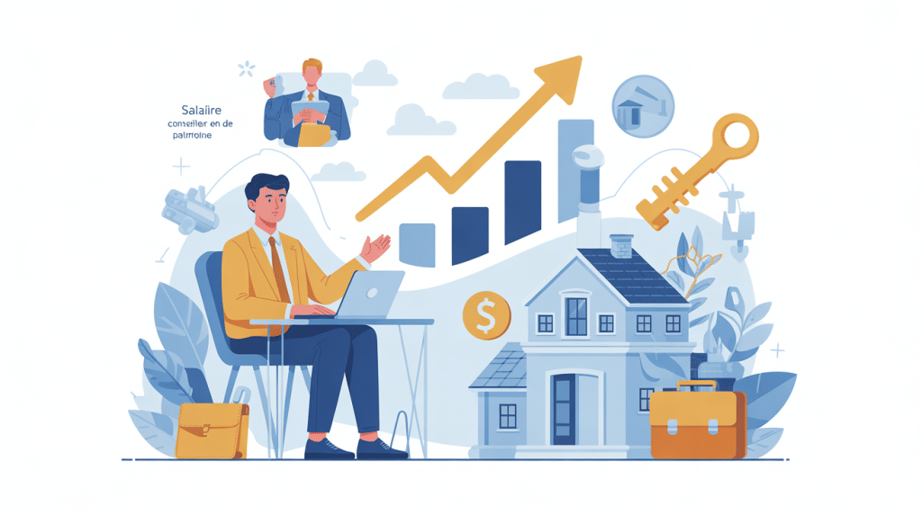 illustration métier salaire conseiller gestion de patrimoine
