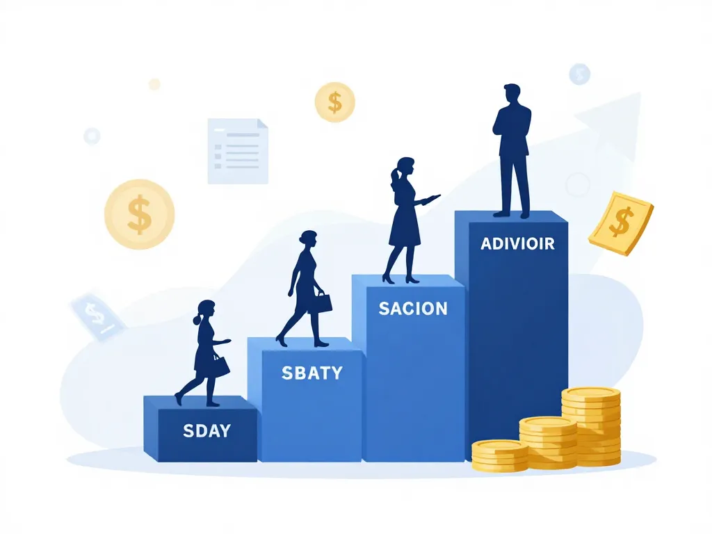 visualisation progression salaire conseiller gestion de patrimoine