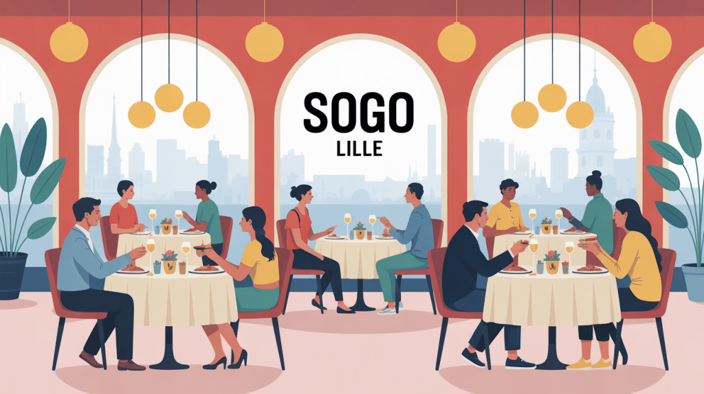 Ambiance chaleureuse sogo lille restaurant contemporain