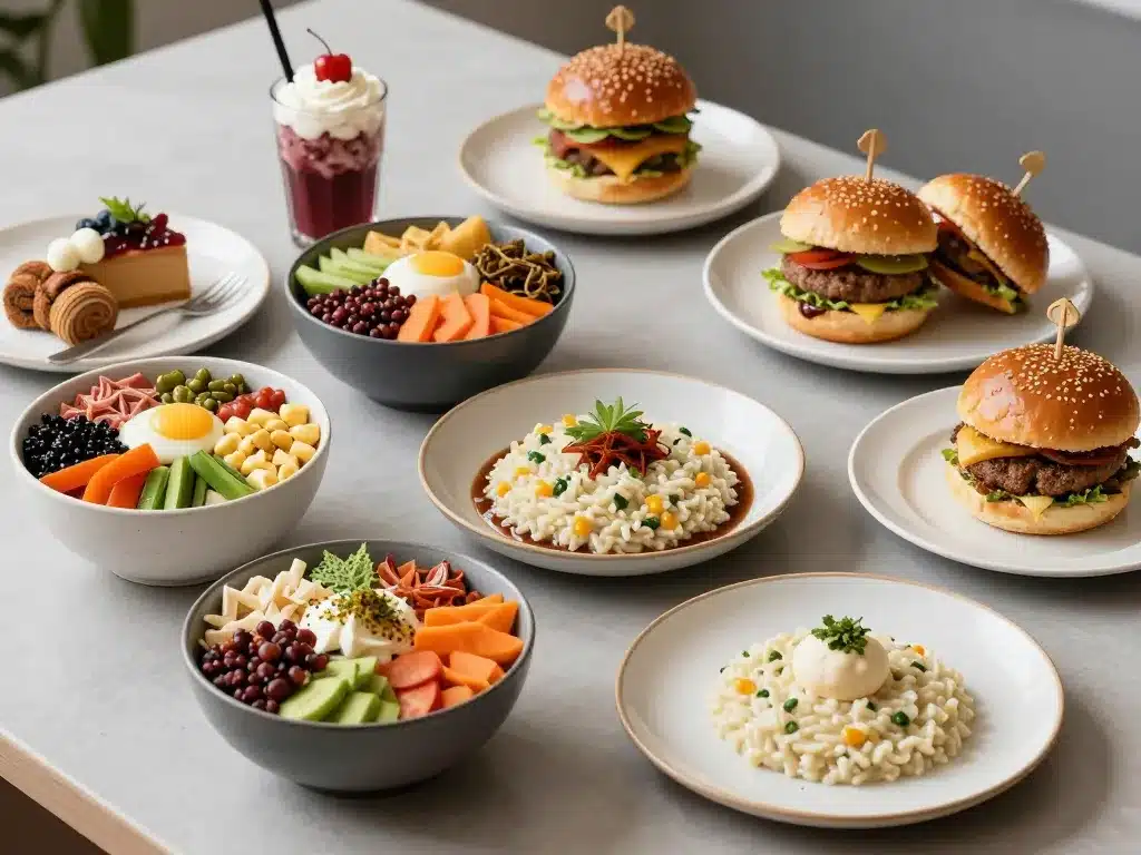 Dishes variés sogo lille menu formules prix