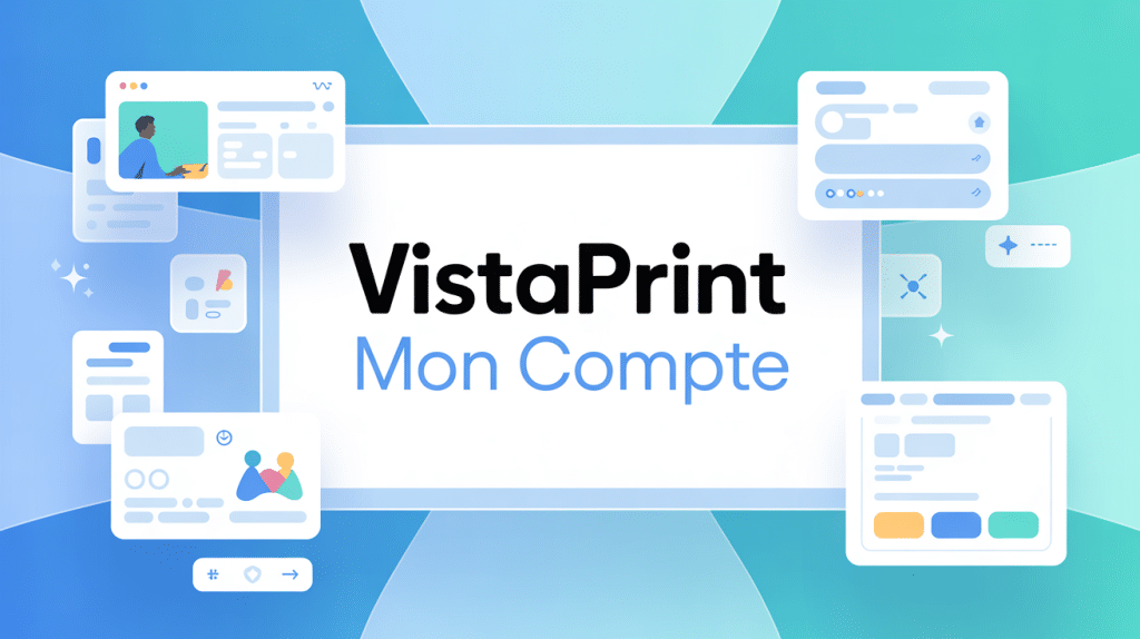 Vistaprint mon compte illustration espace client