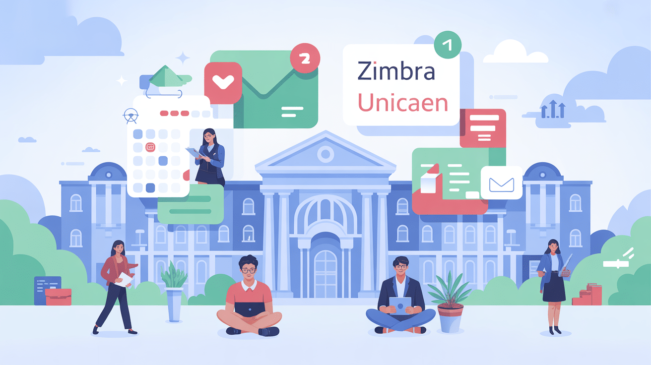 zimbra unicaen messagerie et campus