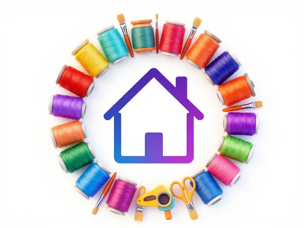 Création artisanale travail à domicile manuel maison