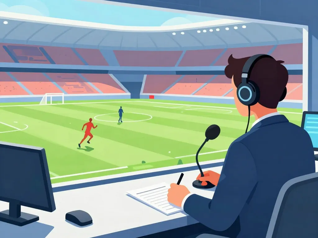 comment devenir commentateur sportif environnement cabine