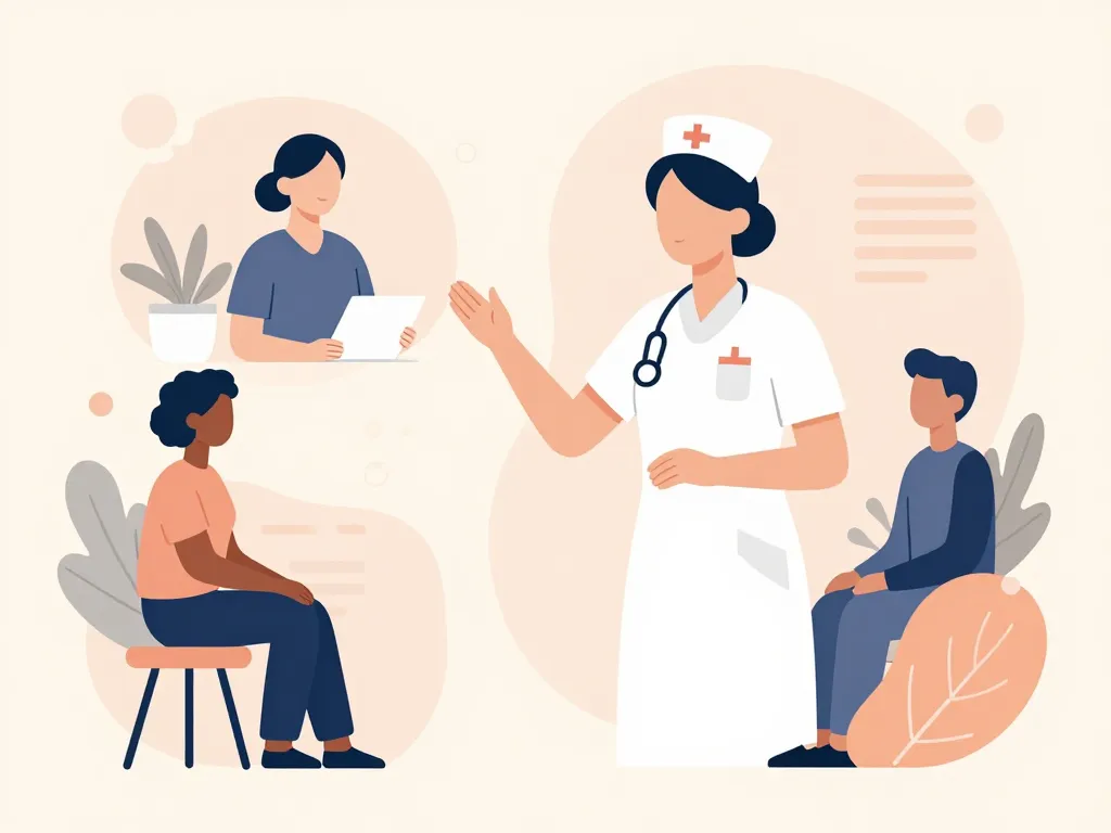 Comprendre attentes lettre de motivation aide soignante, illustration empathie et professionnel