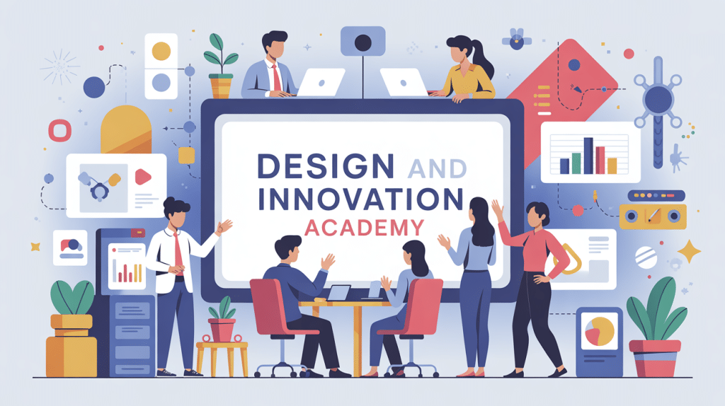 illustration design and innovation academy ambiance dynamique