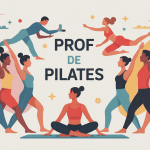 illustration prof guidant élèves devenir prof de pilates