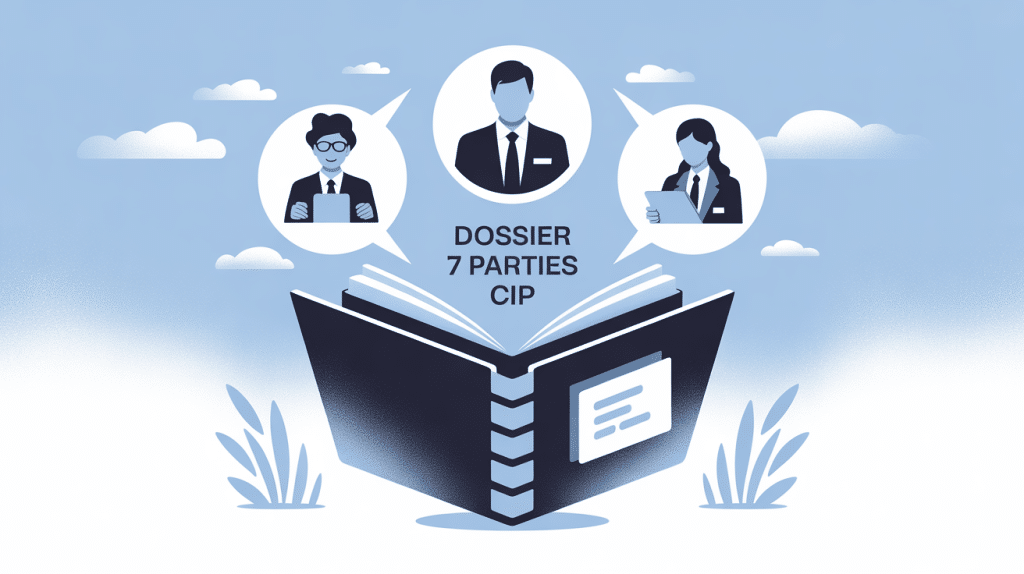 illustration centrale exemple de dossier 7 parties cip