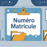 exemple de numéro matricule ambiance dossier administratif