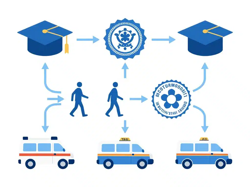 formation ambulancier taxi diplômes autorisations transport sanitaire