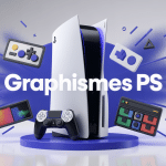 Illustration graphismes PS professionnels sur PlayStation