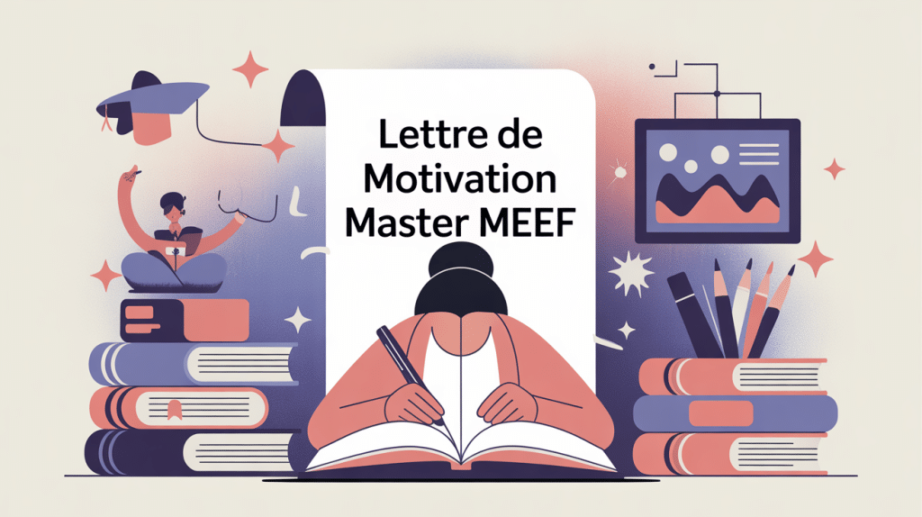 Illustration lettre de motivation master MEEF rédaction