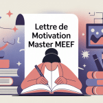 Illustration lettre de motivation master MEEF rédaction