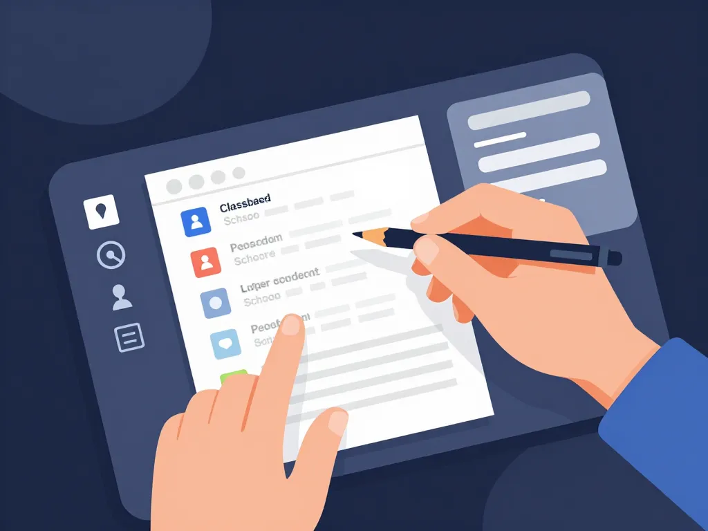 maficheclasse .fr navigation recherche interface