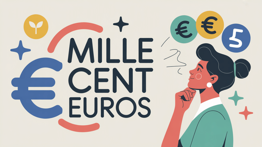 Illustration mille cinq cent euros vie quotidienne France