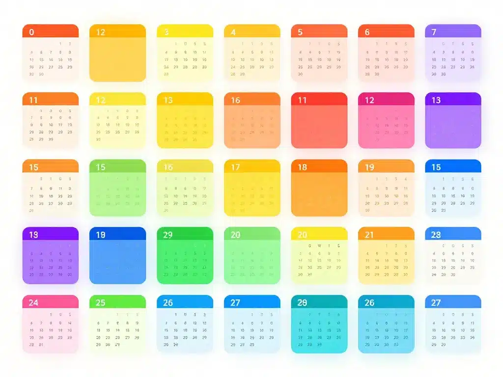 Visuel calendrier mois semaine paire 2024