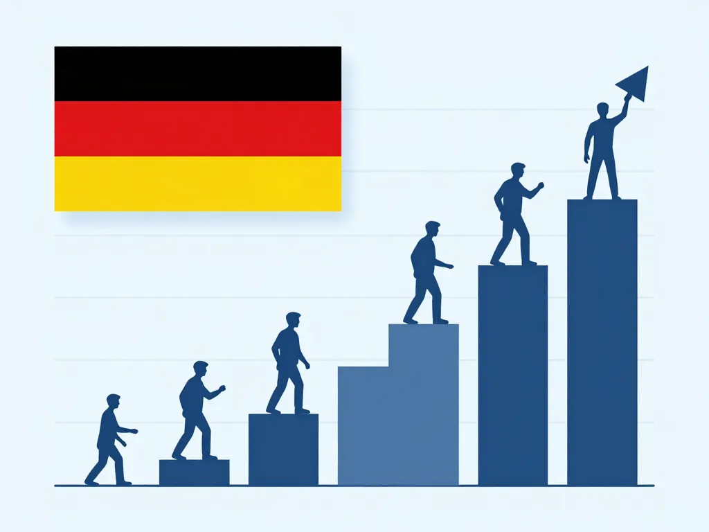 Smic Allemagne 2024 croissance salaire minimum visuel