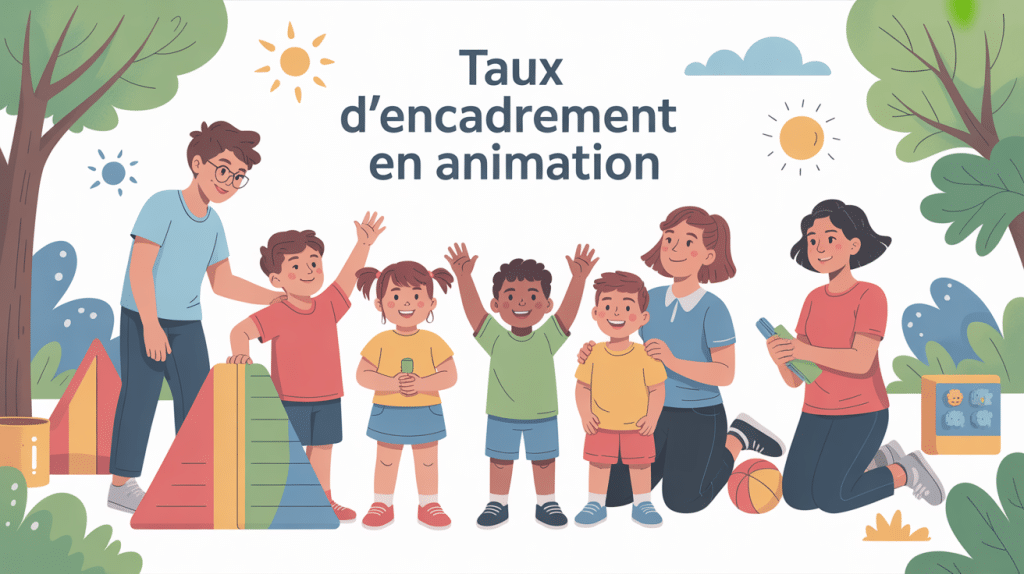Illustration taux d'encadrement animation sécurité enfants