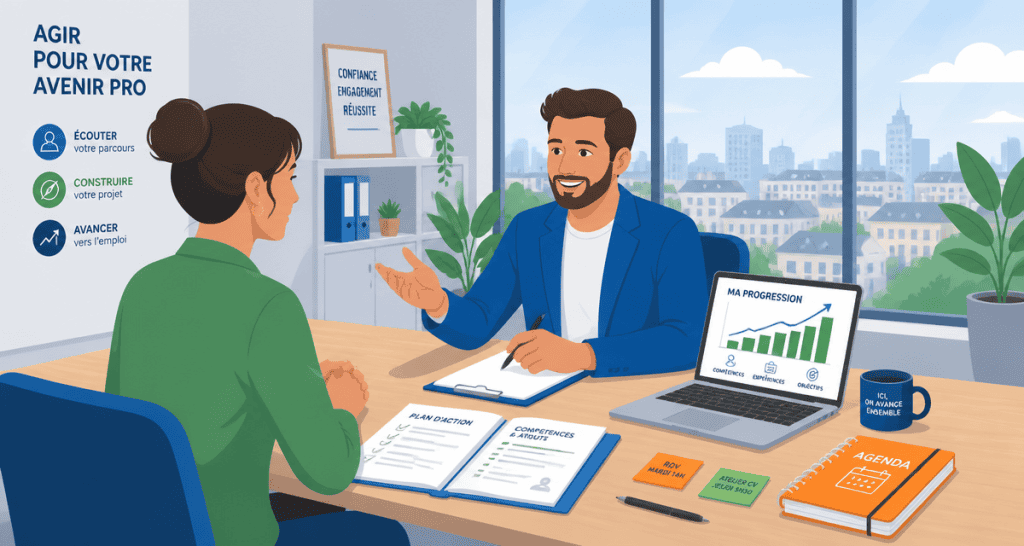 avantages et inconvénients du métier de conseiller en insertion professionnelle illustration