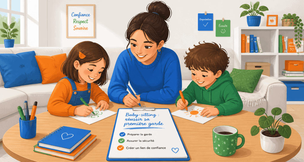babysitting comment faire première garde illustration