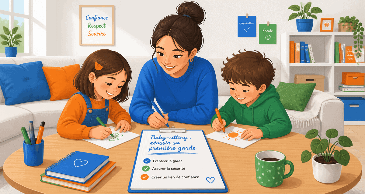 babysitting comment faire première garde illustration