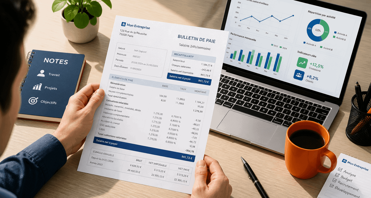 calcul salaire 24h semaine fiche de paie