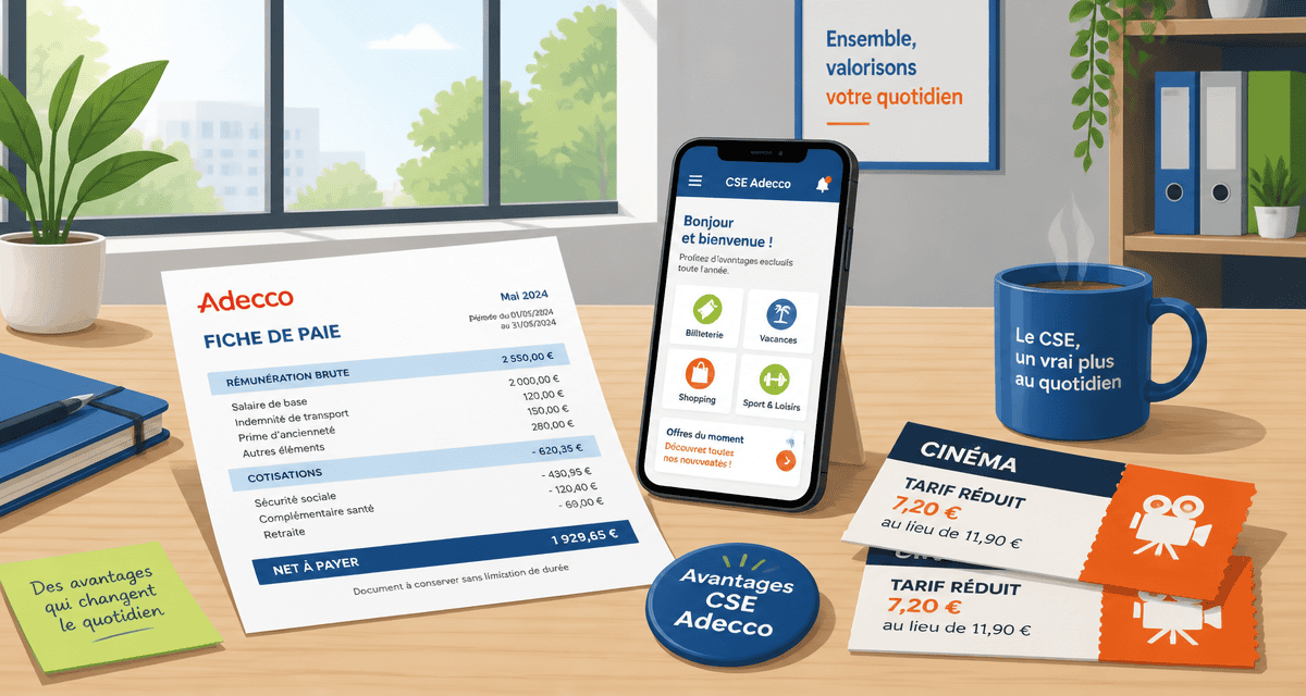 cse adecco avantages et réductions