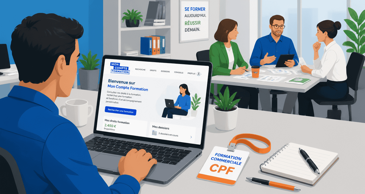 formation commerciale cpf salarié ordinateur